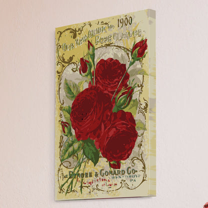 Vintage Rose Guide - Paint By Numbers Kit