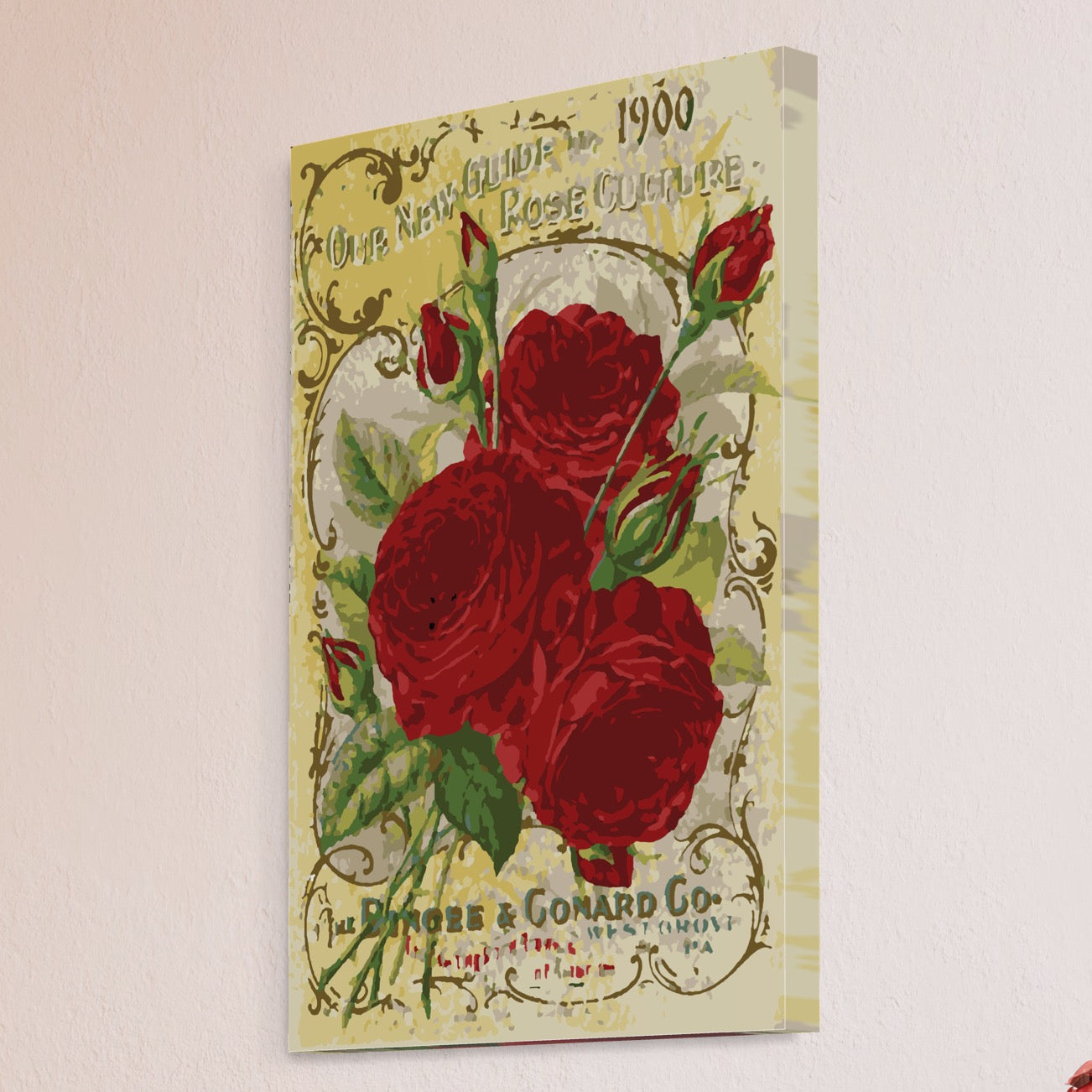 Vintage Rose Guide - Paint By Numbers Kit