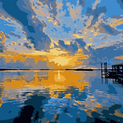 Florida Bay - Paint by Numbers Kit