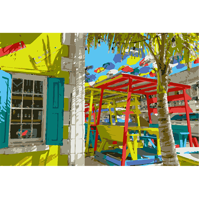 Jamaica Outdoor Market - Paint By Numbers Kit