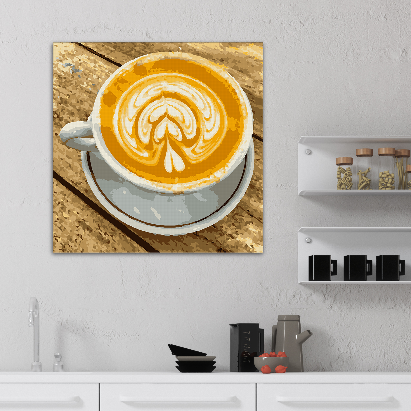 Cozy Coffee - Paint by Numbers Kit