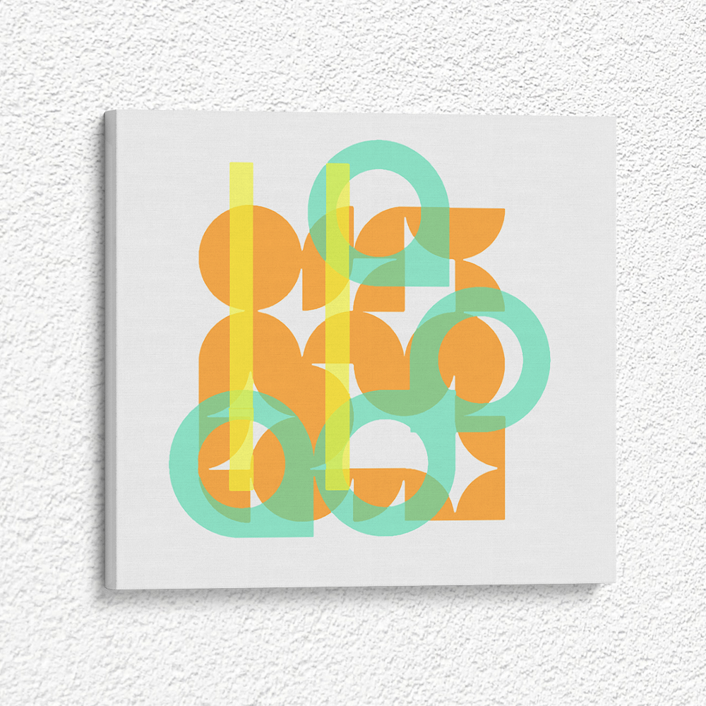 Abstract Shapes - Paint By Numbers Kit