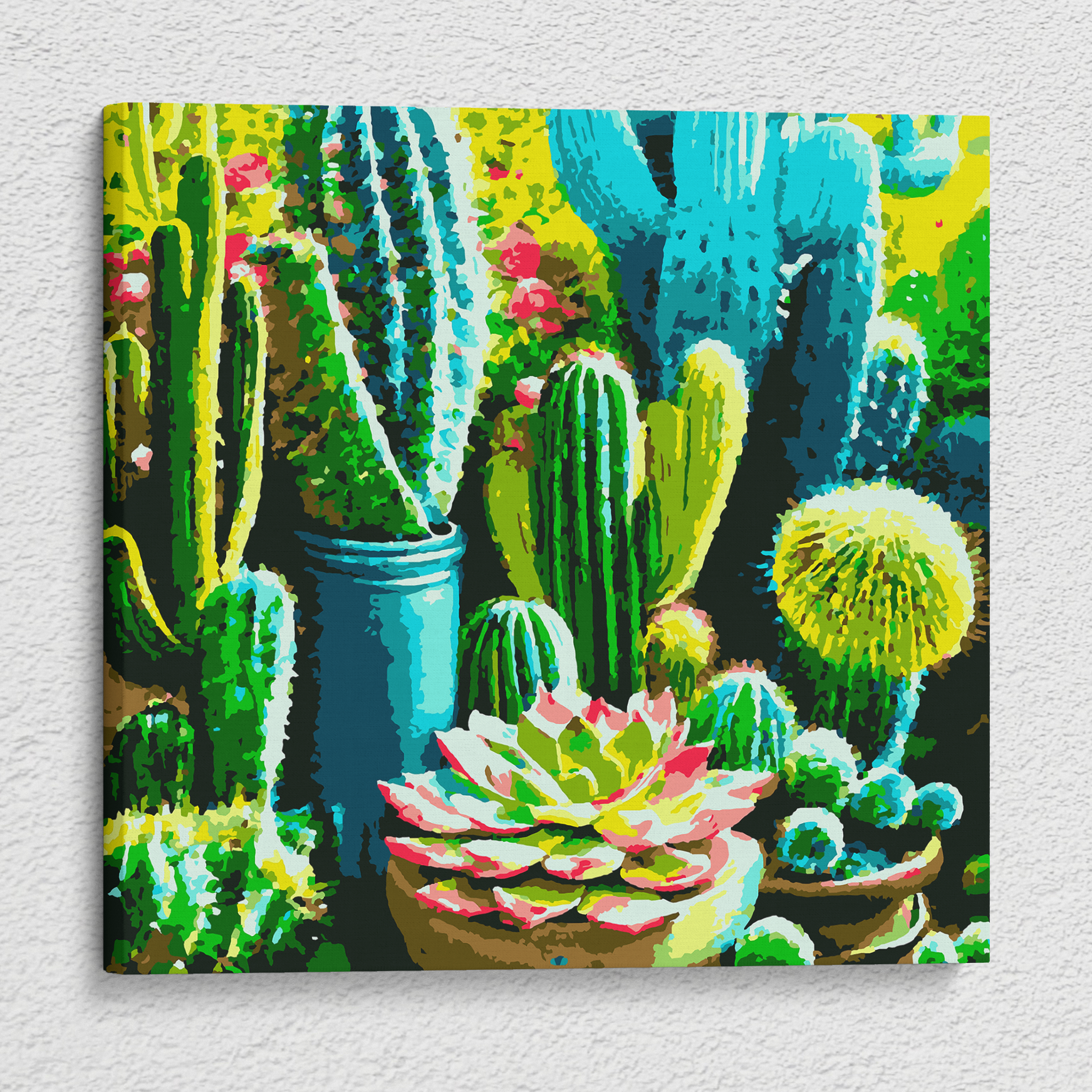 Succulent Garden Paint by Numbers Kit