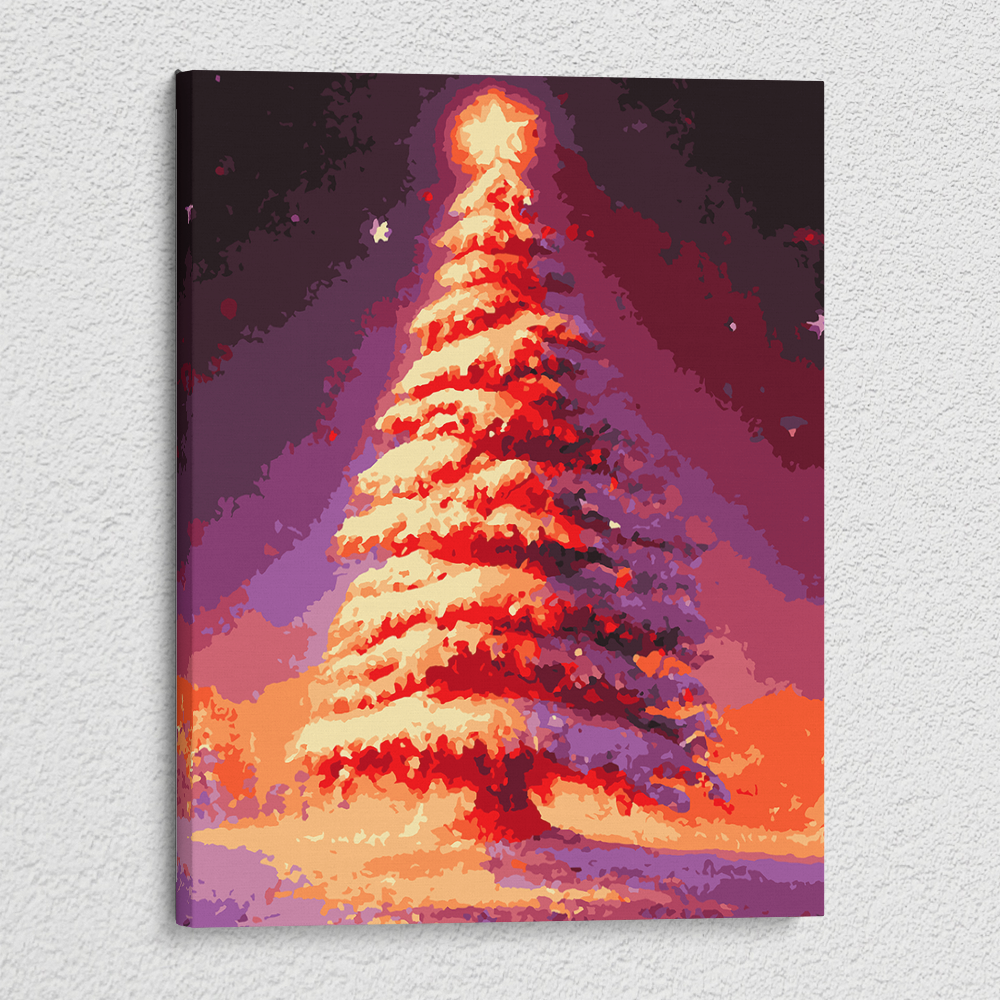 Christmas Tree Paint by Numbers Kit