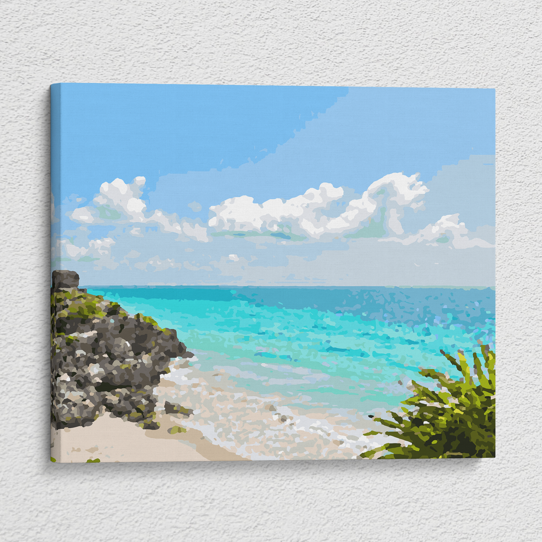 Beach at Tulum - Paint By Numbers Kit