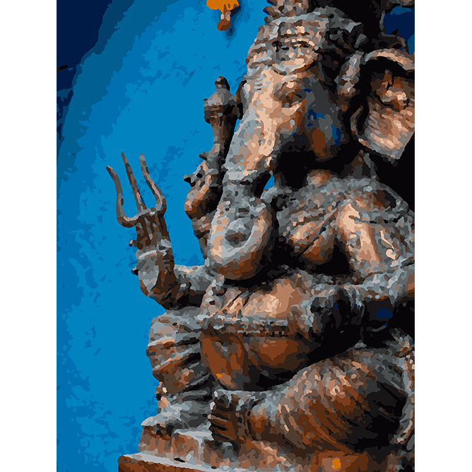Ganesha Statue - Paint By Numbers Kit