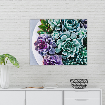 Painted Succulents - Paint By Numbers Kit