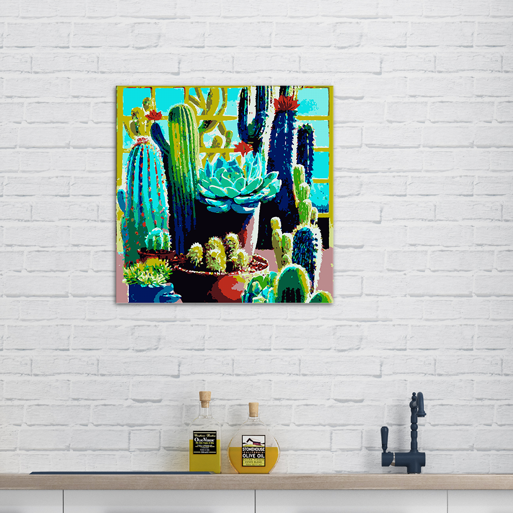Succulent Garden (4 of 4) Paint by Numbers Kit