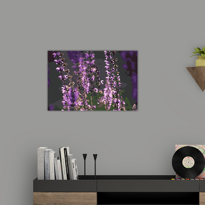 Purple Flowers - Paint By Numbers Kit